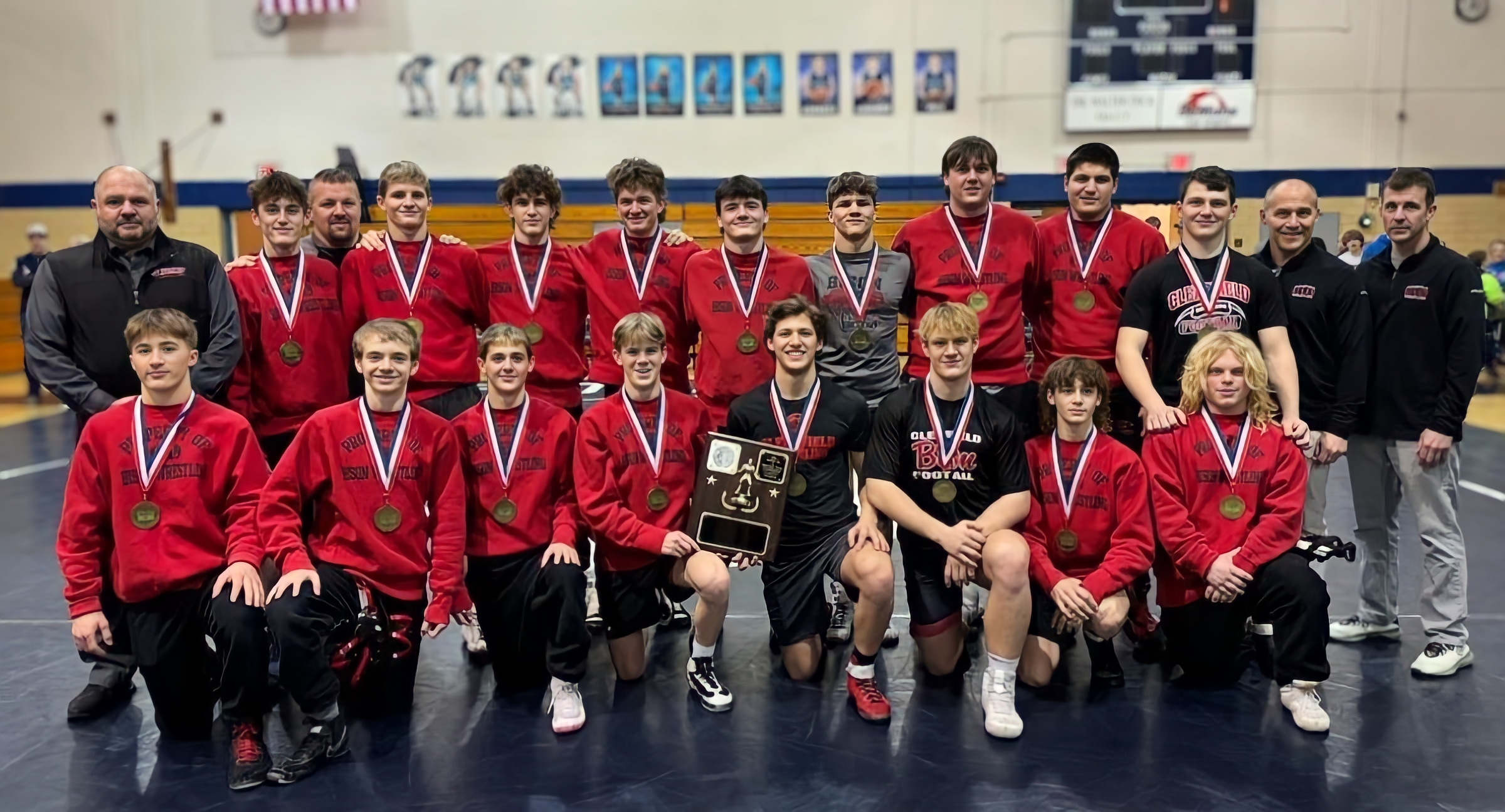 Clearfield Wins District 9 2A Team Wrestling Title; Brookville's Quest